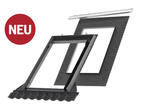 VELUX® Einzel-Eindeckrahmen "welliges Dachmaterial" inklusive Unterdachschürze CK02 55x78